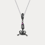 Wiaugem Candle Necklace | Gothic Halloween Jewelry for Mystery &amp; Light