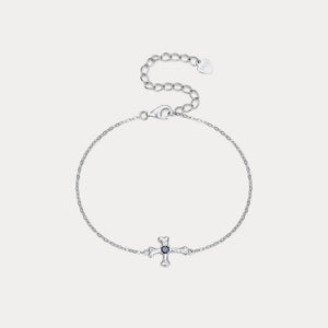 Wiaugem Cross Bracelet | Gothic Halloween Jewelry for Faith &amp; Protection