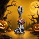 Wiaugem Halloween Puppy Necklace | Glow-in-the-Dark Halloween Jewelry for Dog Lovers