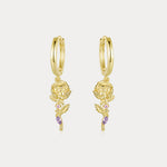 Rose Skull Earrings | Gothic Jewelry for Love & Transformation | Wiaugem