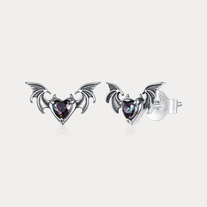 Wiaugem Bat Earrings | Gothic Halloween Jewelry for Love &amp; Mystery
