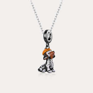 Wiaugem Halloween Puppy Necklace | Glow-in-the-Dark Halloween Jewelry for Dog Lovers